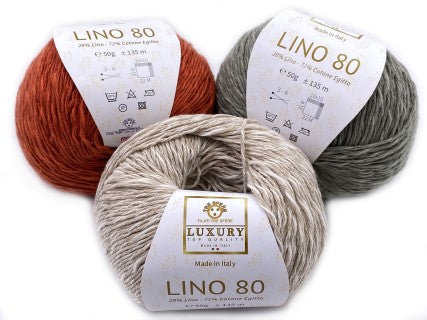Filato Lino 80 ( 3 colori) – LilliMerceria